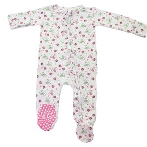 Baby girl romper bamboo material